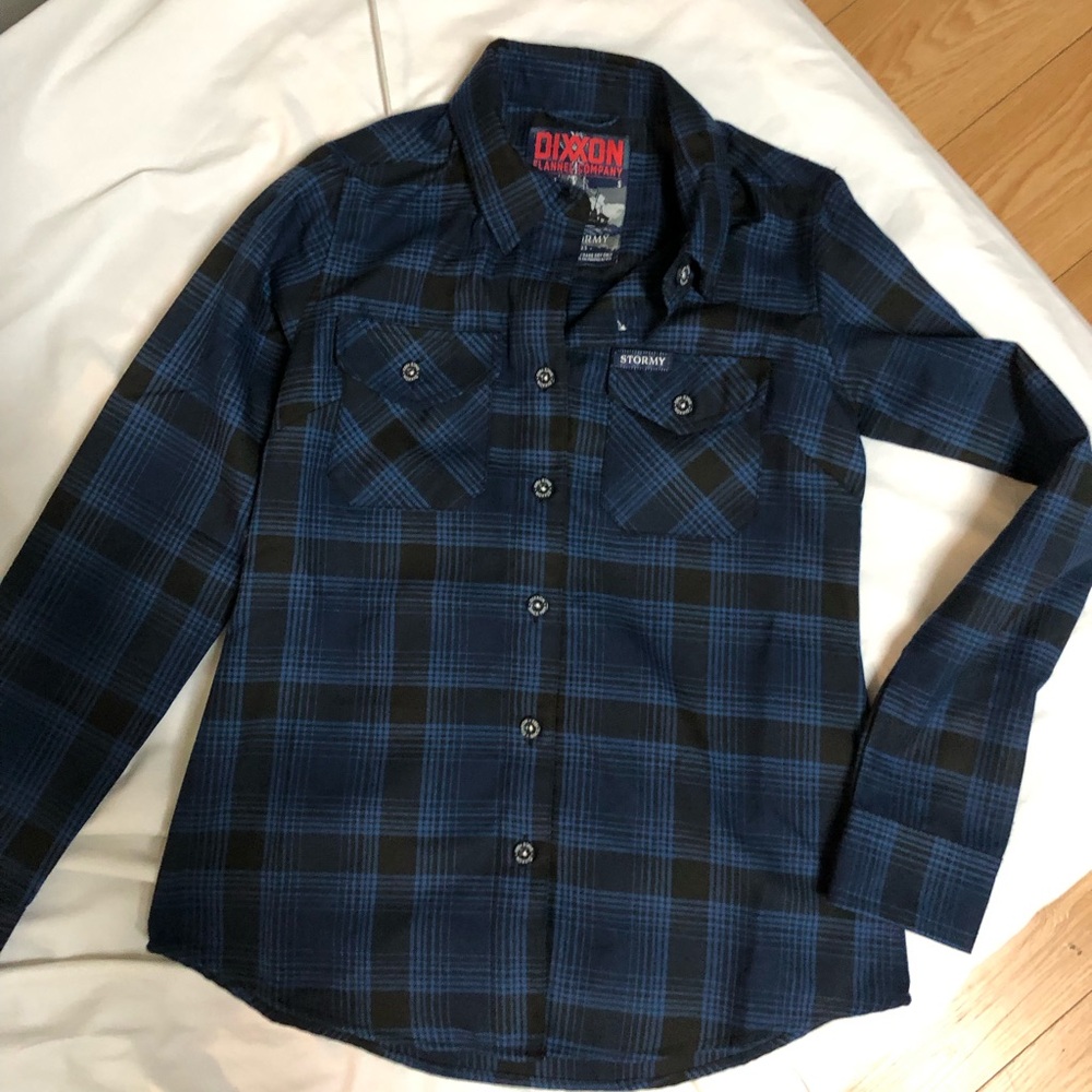 Dixxon Flannel stormy nwot small new